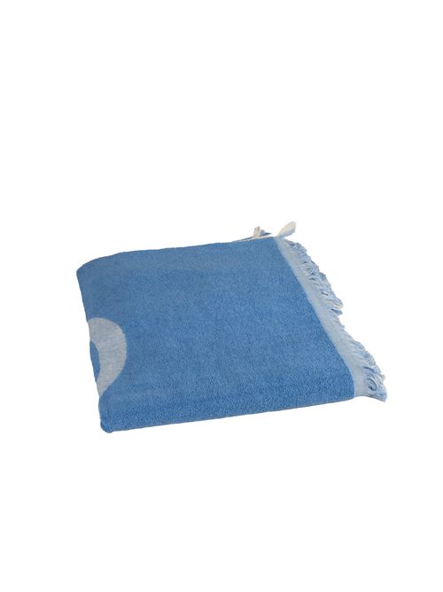 Telo mare Foutas Terry in cotone Blu Mc2 Saint Barth | FOUTAS TERRY02065H TERRY EMBOSSED SB 33
